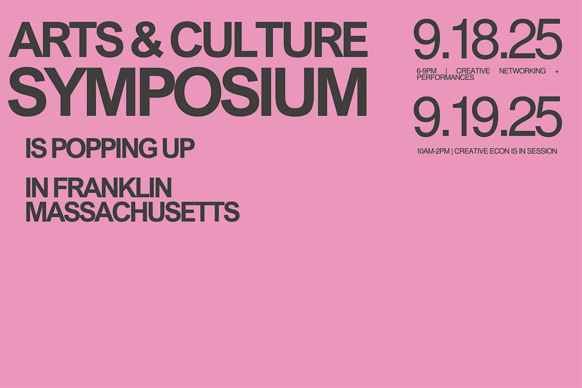 Arts and Culture Symposium