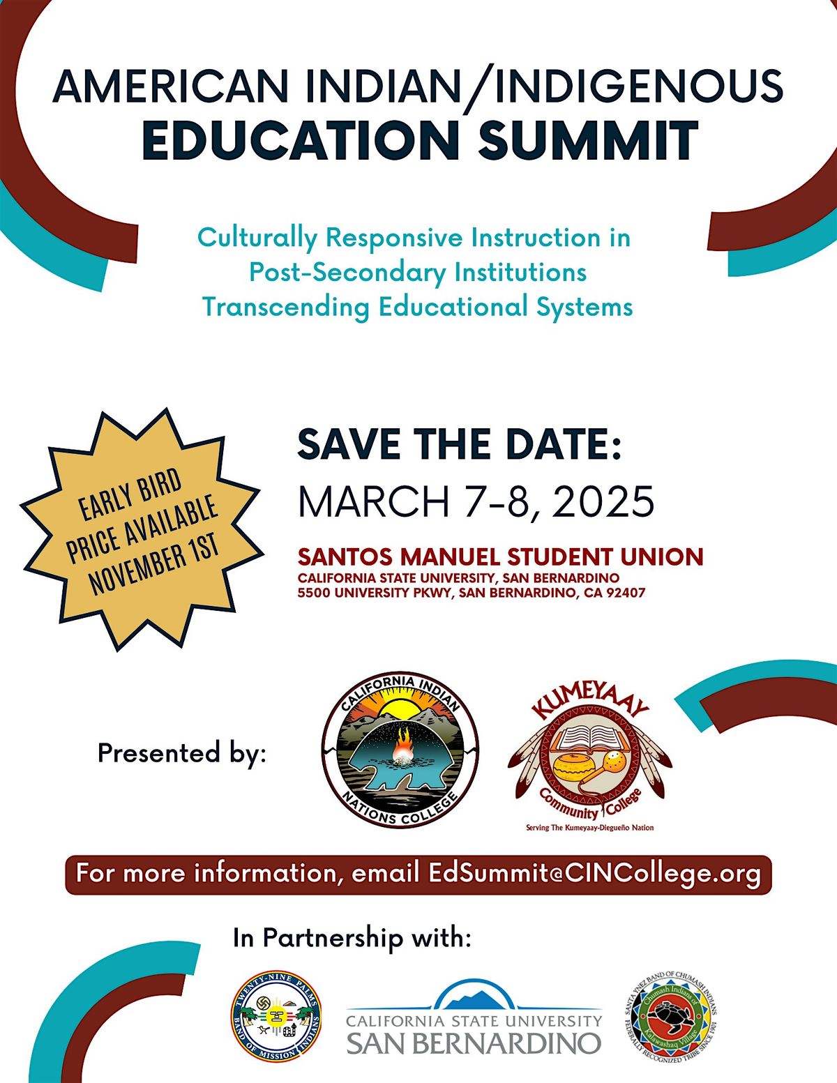 American Indian\/Indigenous Education Summit