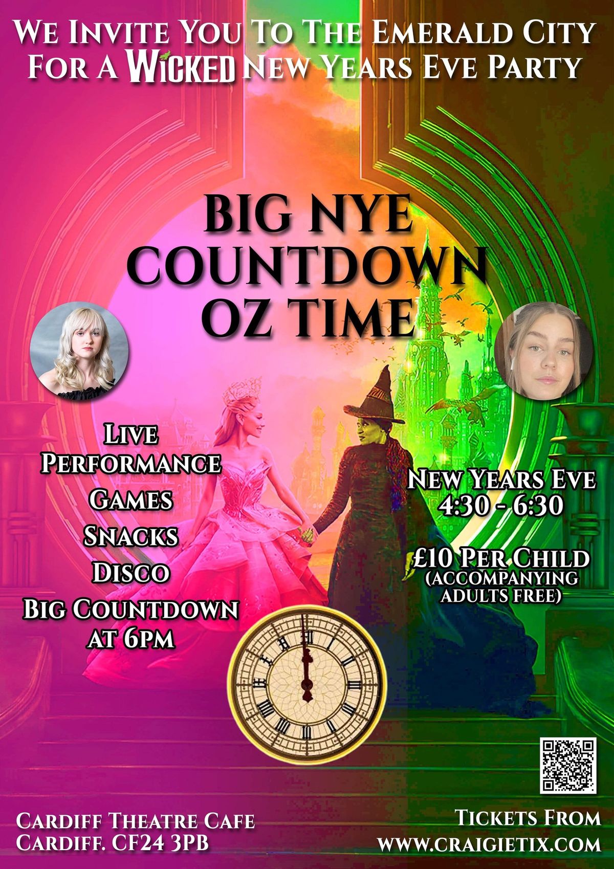 A WICKED NYE Party 4:30-6:30pm