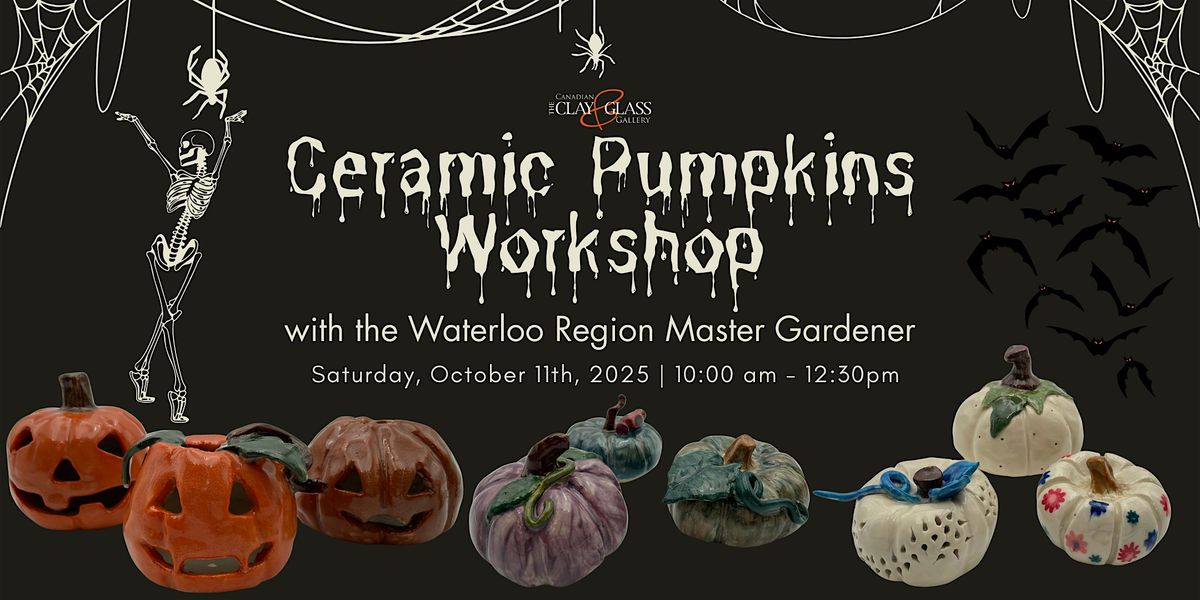Ceramic Pumpkin Workshop with the WRMG