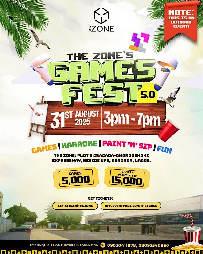 The Zone's Games Fest 5th Edition