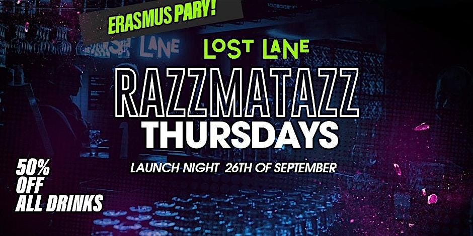 Lost Lane Thursdays - Free Entry Tickets - \u20ac3.50 Drinks