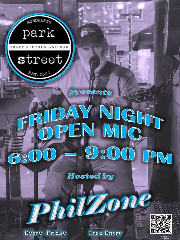 Friday Night Open Mic at Park Street Restaurant!