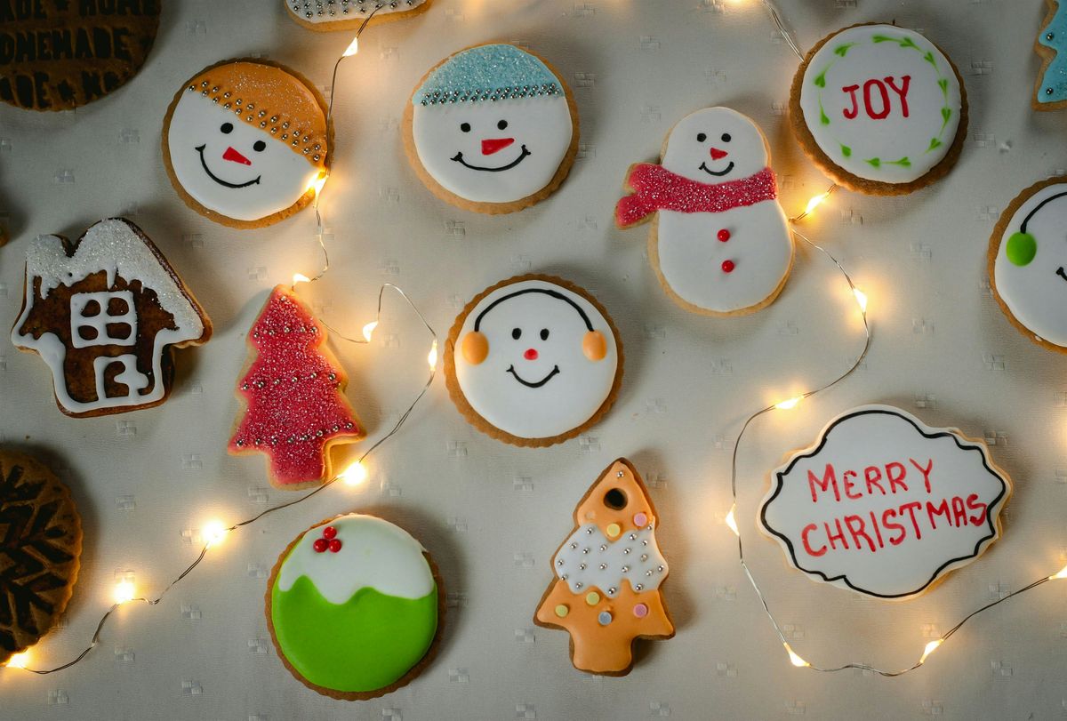 Christmas cookie decorating