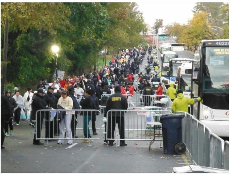 NYC Marathon Bus