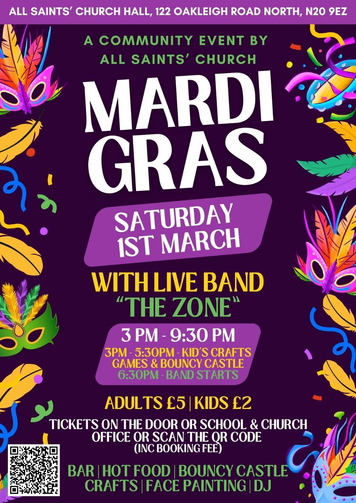 Mardi Gras Party - everyone welcome