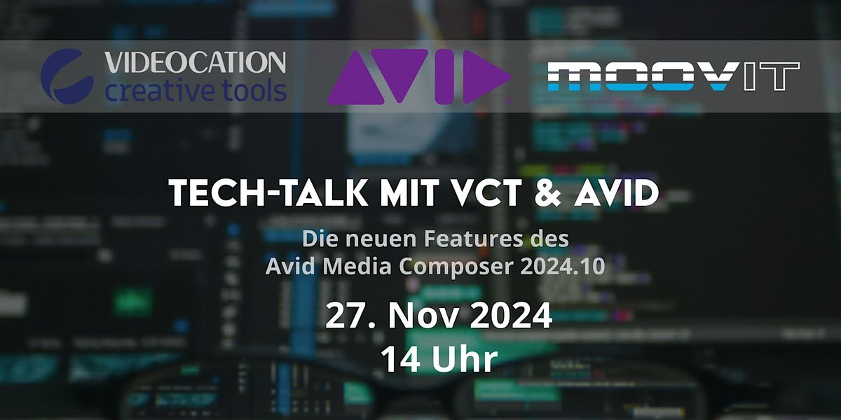 Tech-Talk mit VCT & Avid