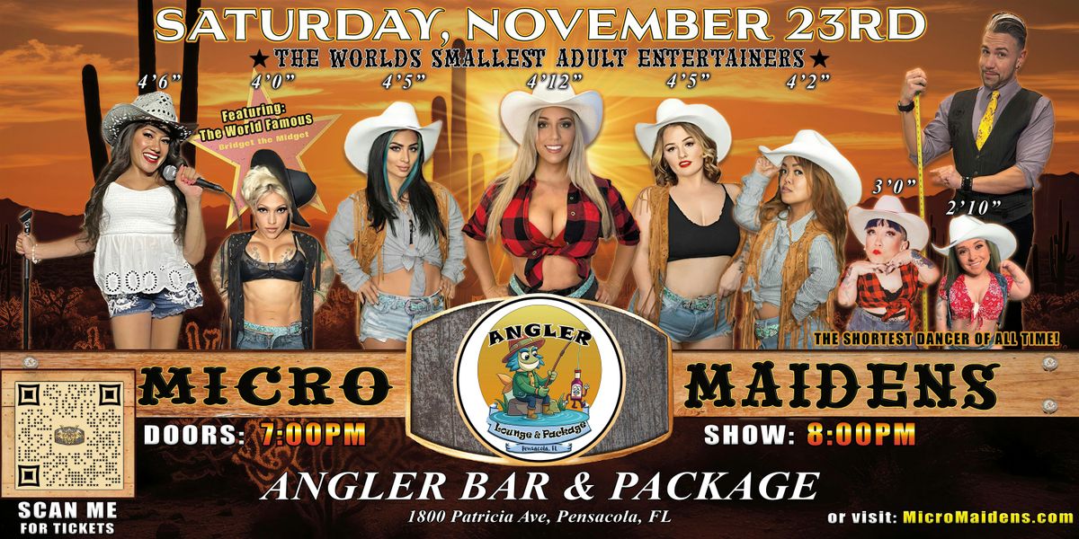 Pensacola, FL - Micro Maidens Dwarf Dancers @ Angler Bar & Package!