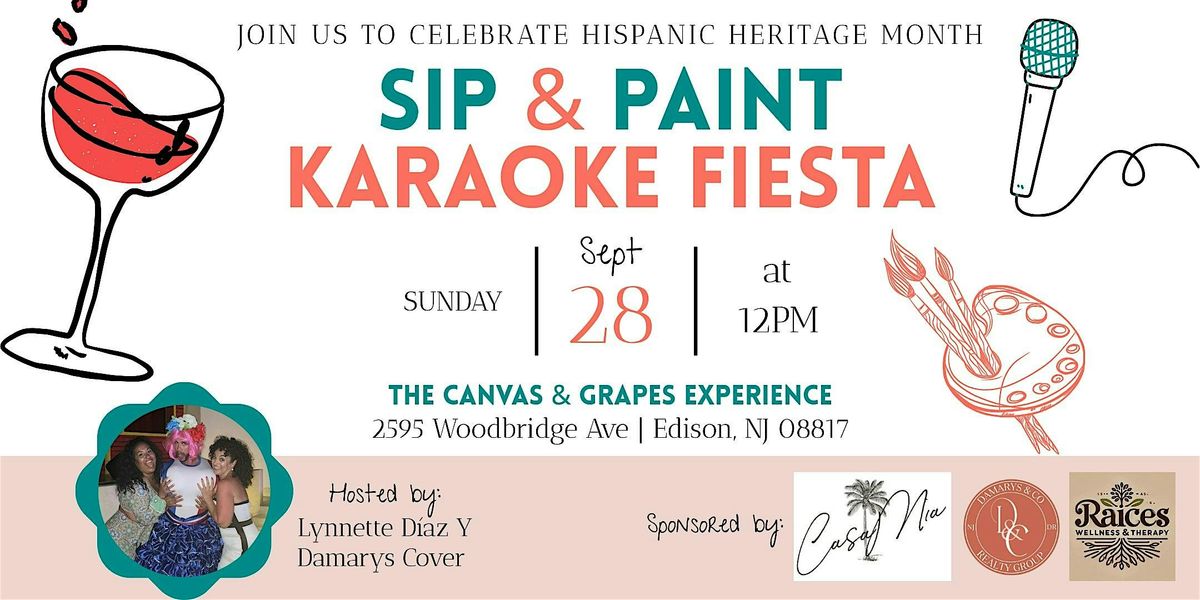 Sip & Paint Karaoke Fiesta