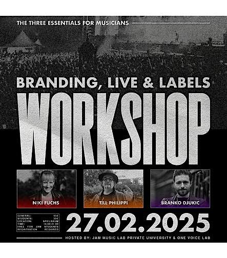 Branding, Live & Labels (Workshop)