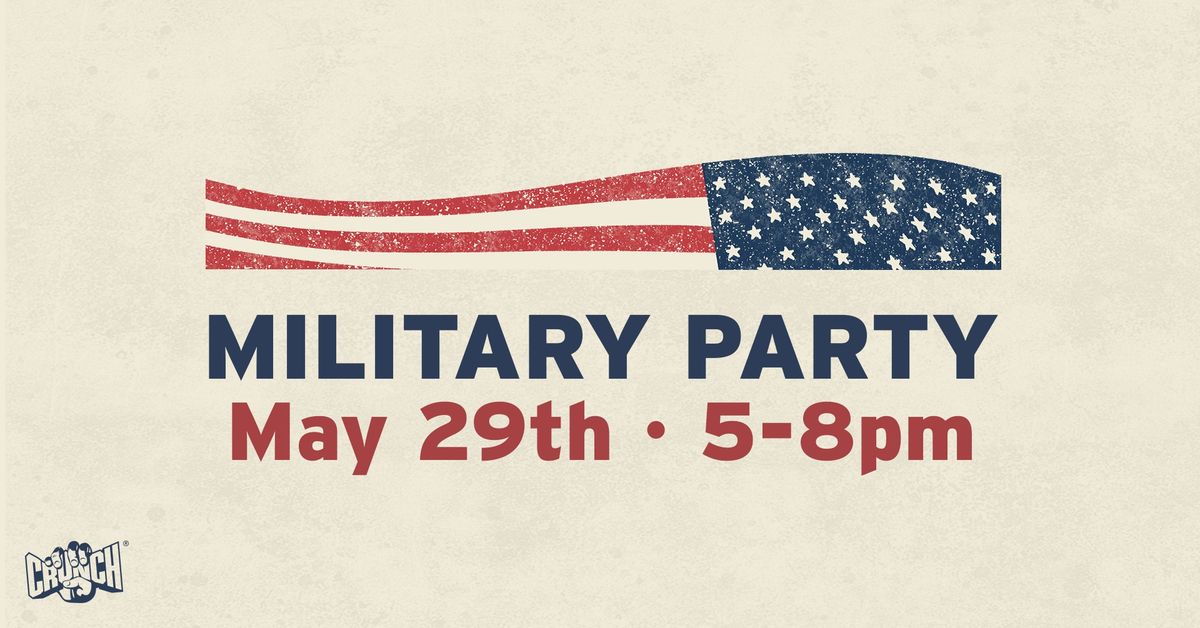 Military-Themed End of Month Party