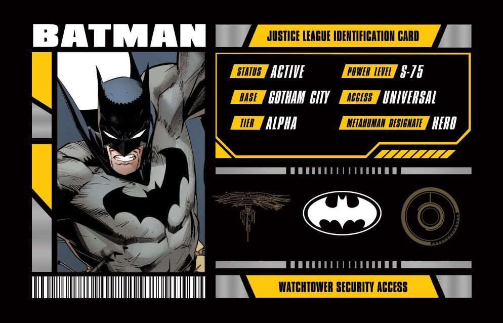 DC All In FREE Justice League Membership Card