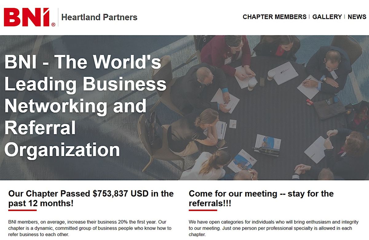 Heartland Partners BNI Group Meeting