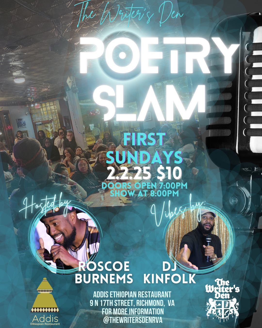 The Writer's Den Poetry Slam LOVE Poem Edition! 