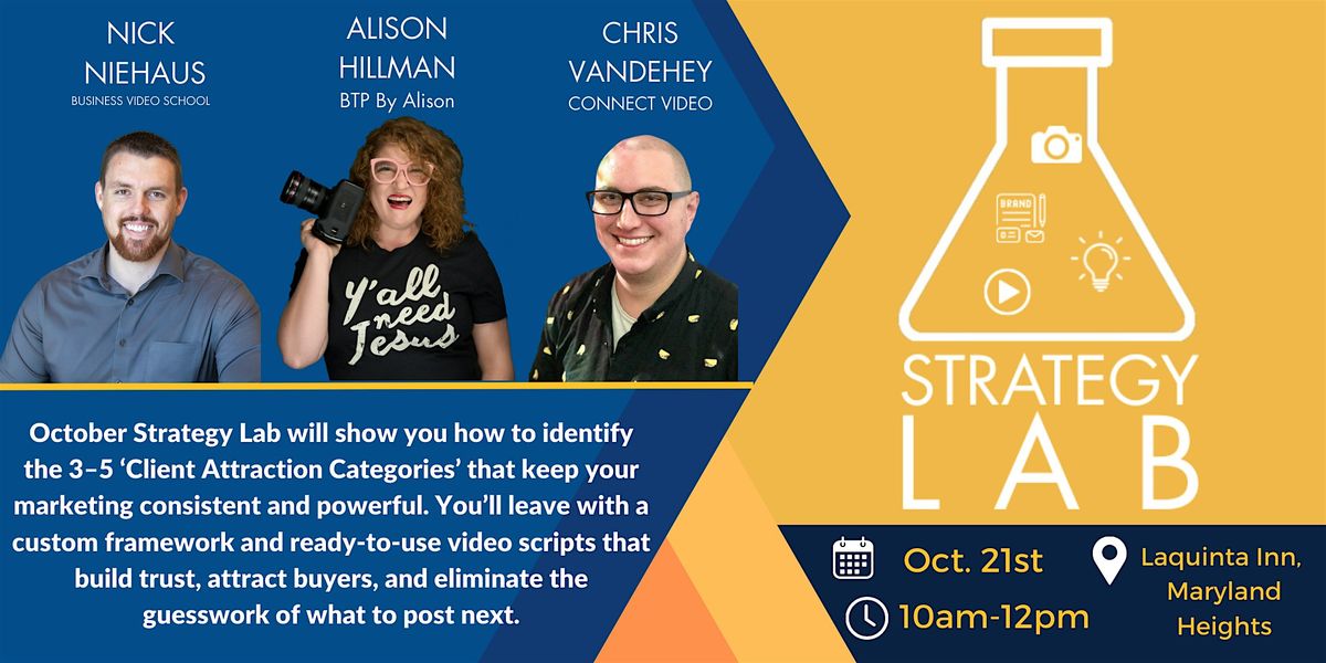 Strategy Lab October 2025: Client Attraction Categories