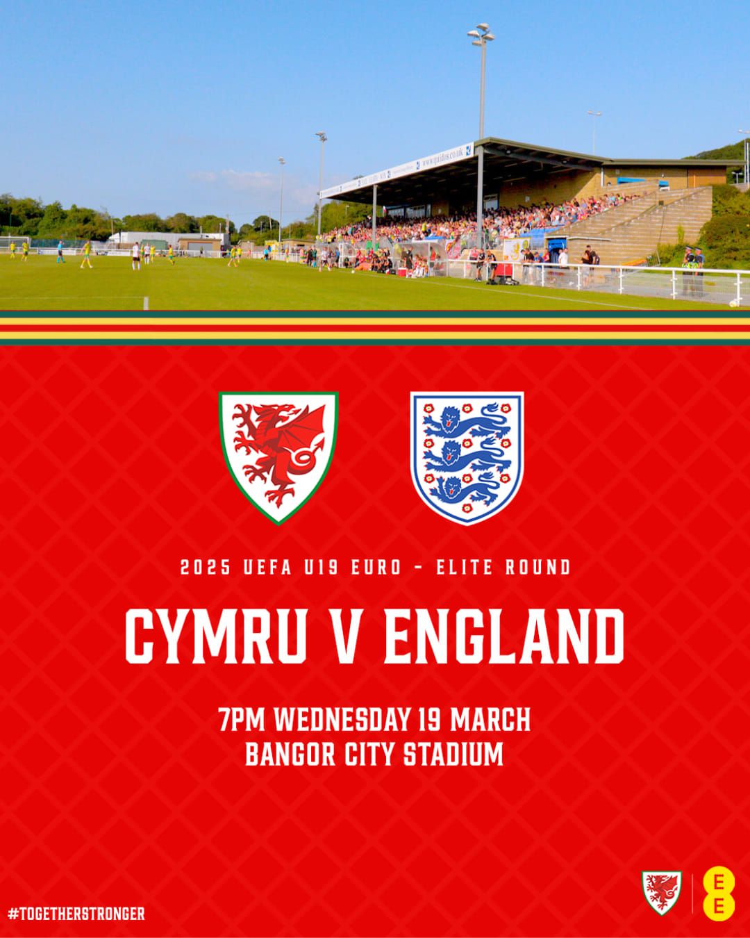 Cymru v England: UEFA U19 EURO Elite Round 