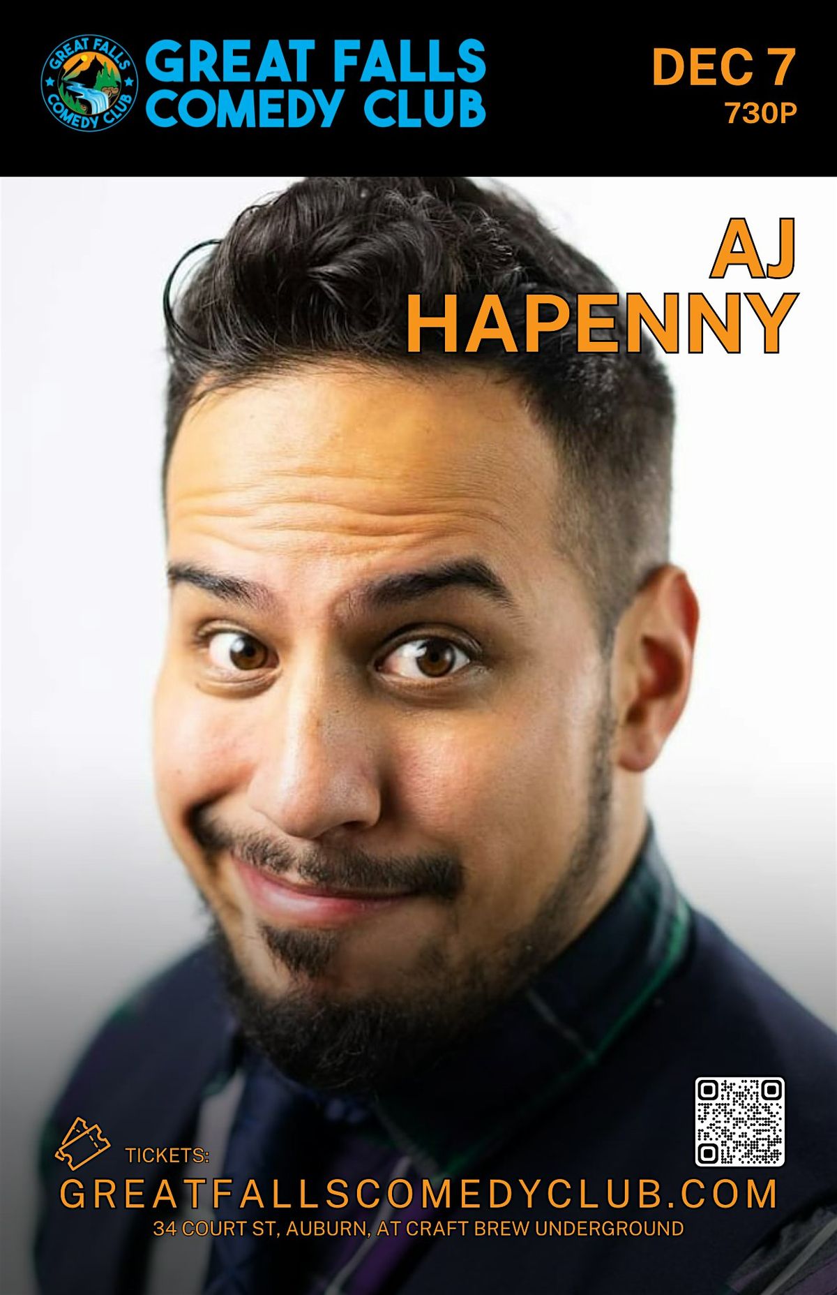 AJ Hapenny @ Great Falls Comedy Club