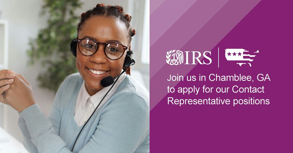 IRS Chamblee, GA - Contact Representative Hiring Event