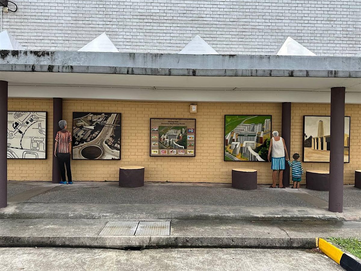Guided tour of Lively Places Fund - Mural Painting for Dementia Wayfinding