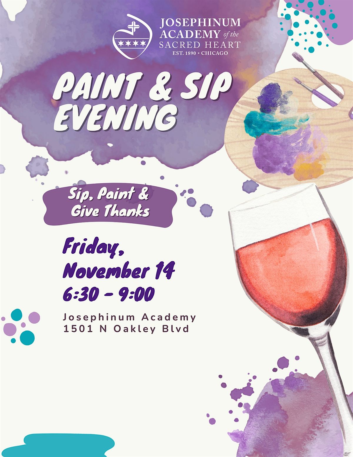 Sip, Paint & Give Thanks