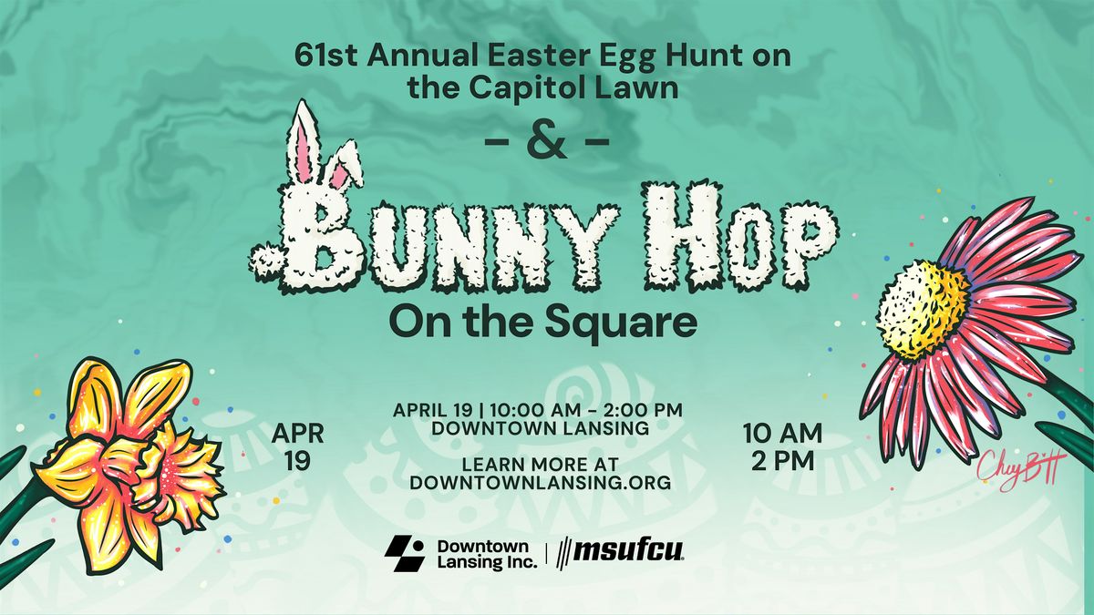 61st Annual Easter Egg Hunt on the Capitol Lawn & Bunny Hop on the Square