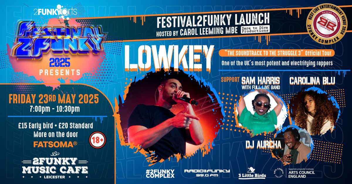 Lowkey @ Festival2Funky Launch 2025