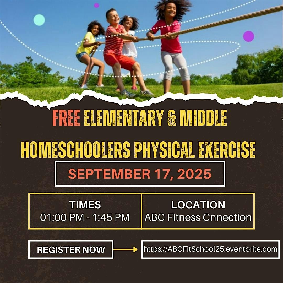 Free Elementary & Middle Homeschoolers Physical Exercise