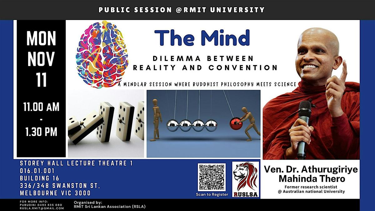 The Mind: Dilemma Between Reality and Convention \u2013 RMIT Talk