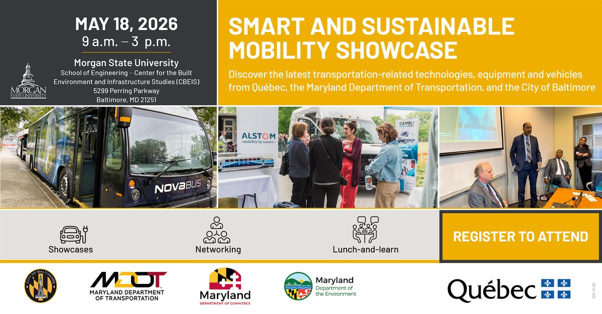 Smart & Sustainable Mobility Showcase Baltimore 2026