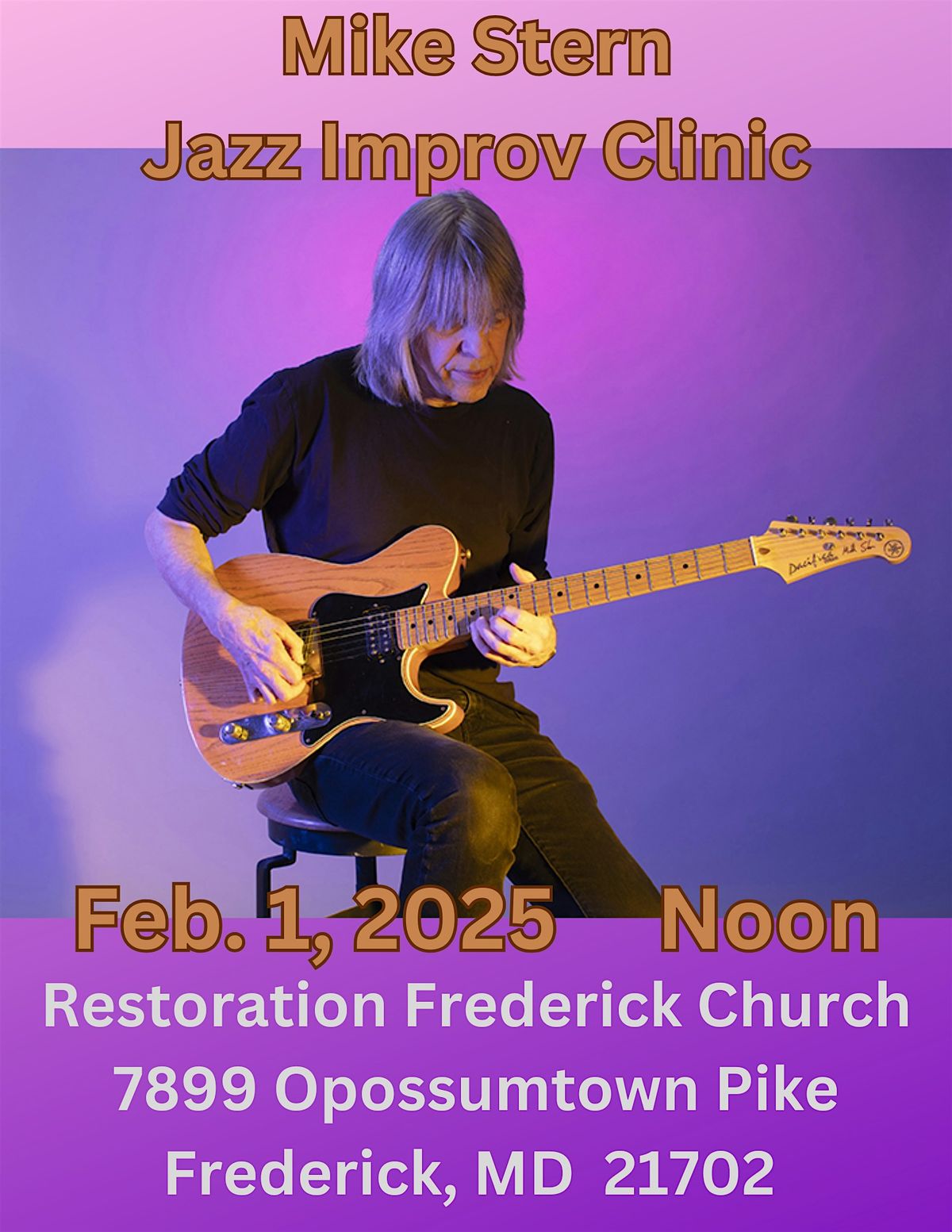 Mike Stern Jazz Improvisational Clinic