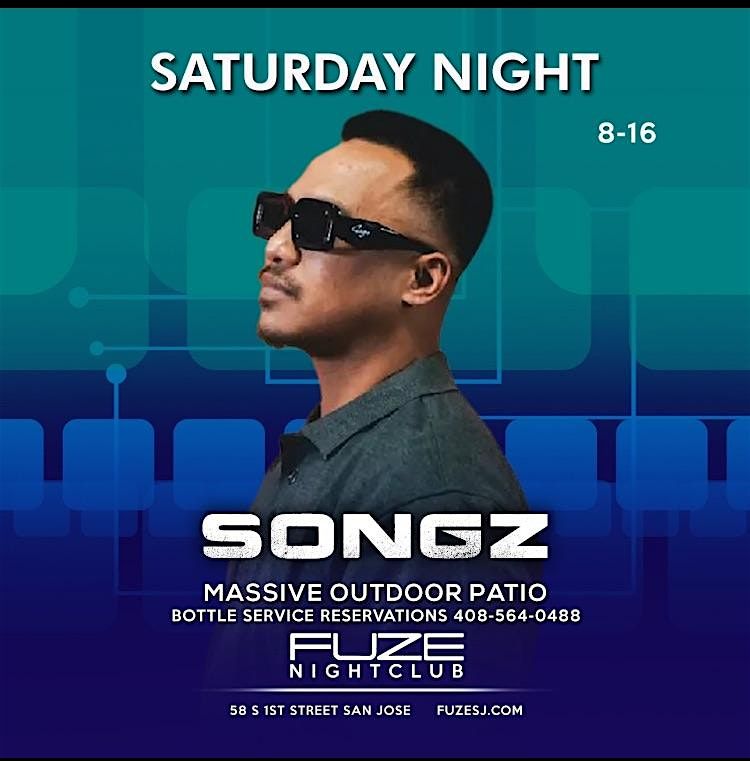 SATURDAY AUGUST 16TH SONZ