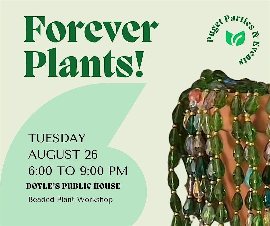Forever Plants | DIY Beaded Plant Decor