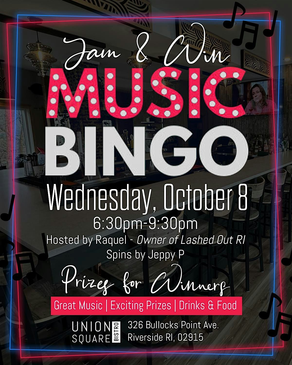 Jam & Win Music Bingo