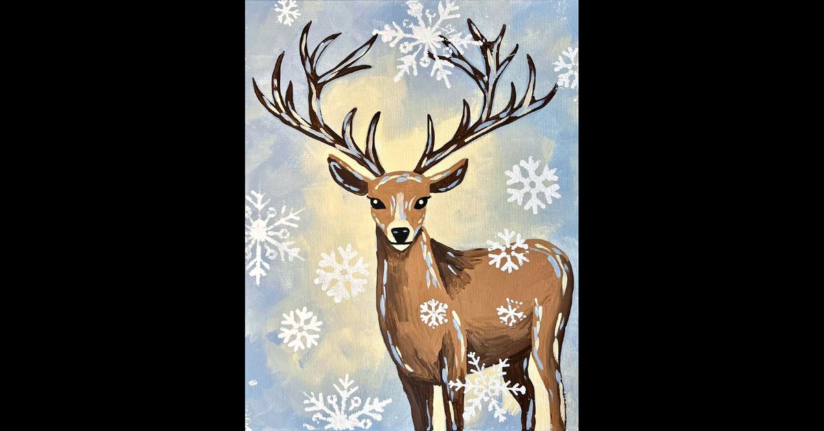 Paint, Party 'n' Sip "Mystical Deer"