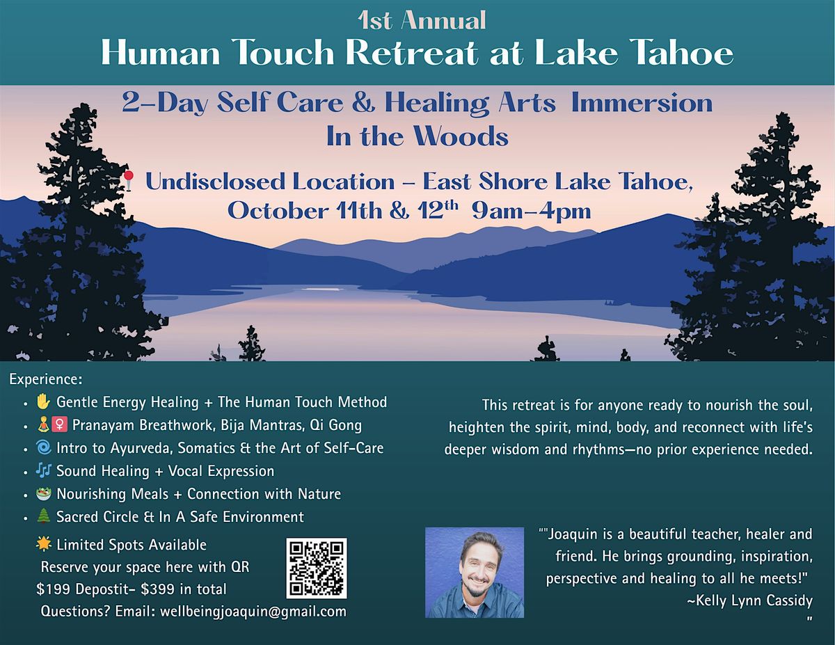 1st Annual Lake Tahoe - Human Touch - Self Care, Healing Arts Retreat