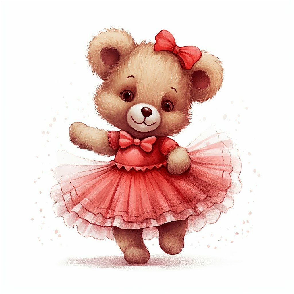 Teddy Bear & Tutus with Girl Scouts!!