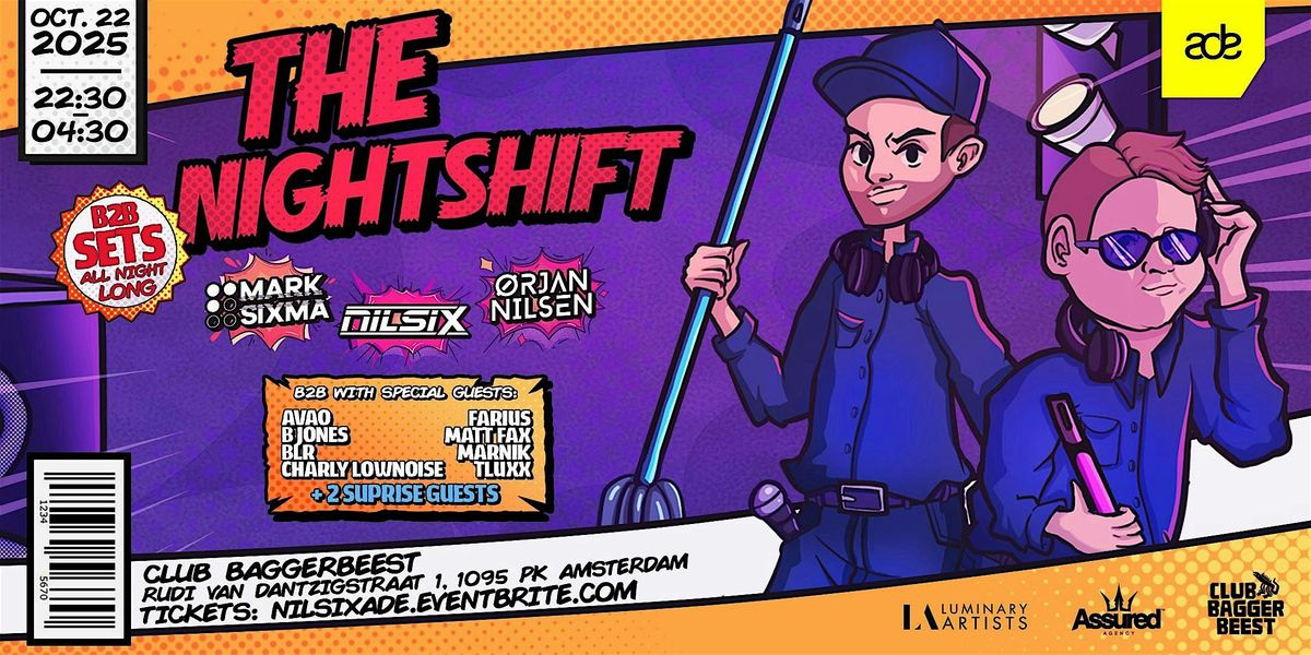 Orjan Nilsen & Mark Sixma pres nilsix - The Nightshift (B2B sets all night)
