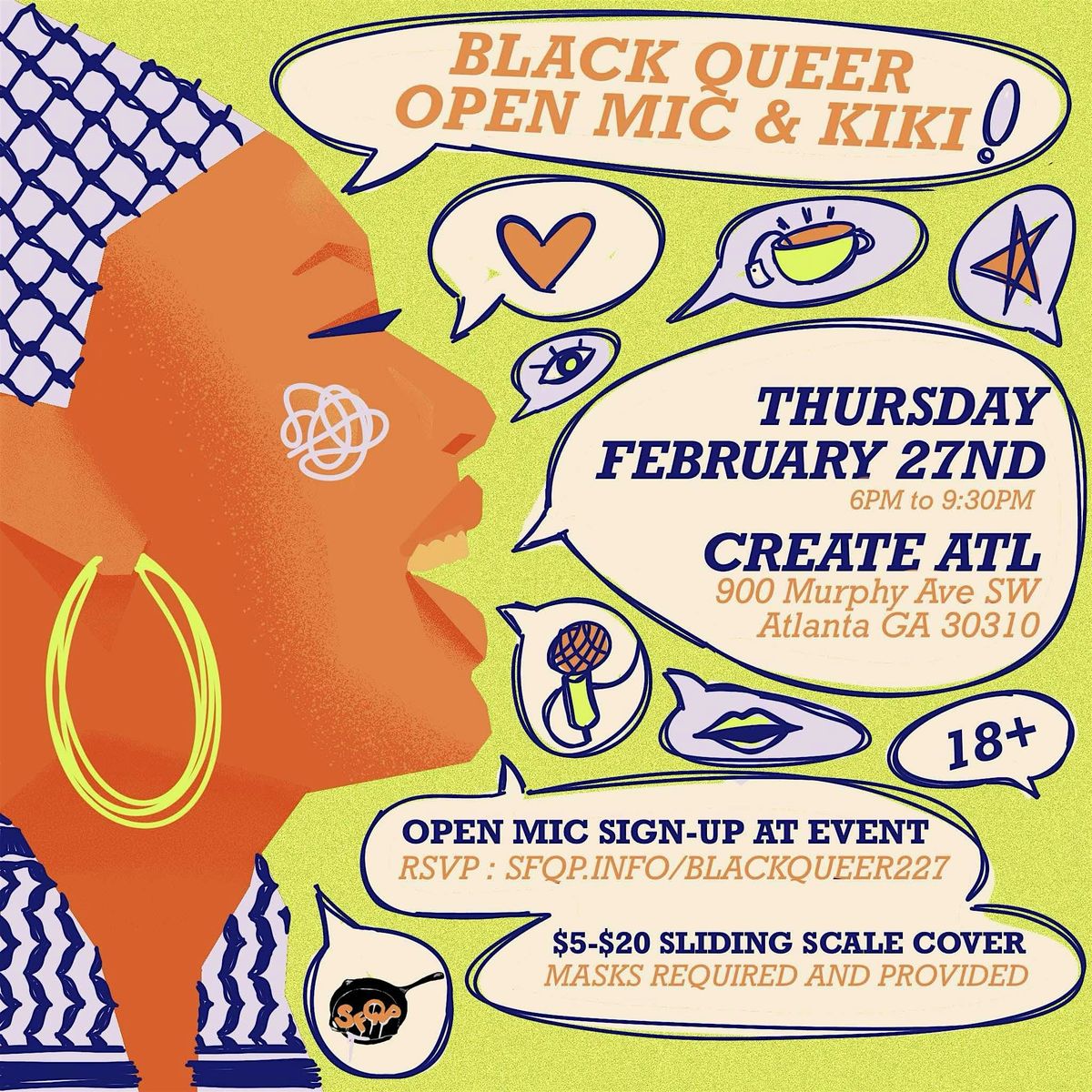 Black Queer Open Mic & Kiki