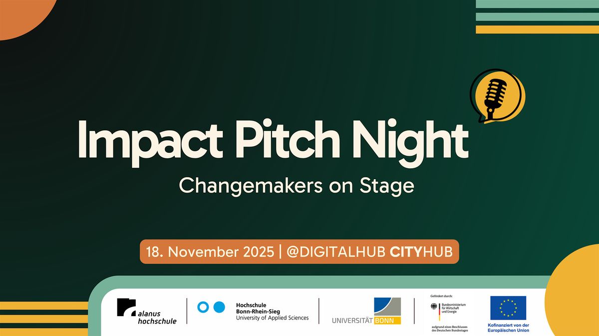 Impact Pitch Night 2025 \u2013 Changemakers on Stage