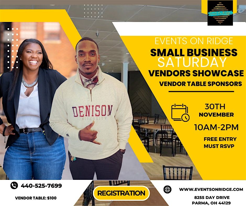 Events On Ridge Presents : Small Business Saturday Vendor Showcase