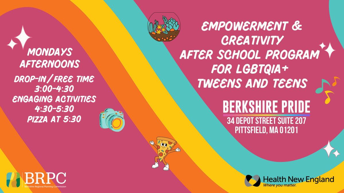 Empowerment & Creativity Program for LGBTQIA+ Tweens & Teens