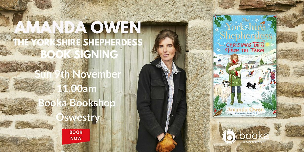 Amanda Owen: The Yorkshire Shepherdess Book Signing