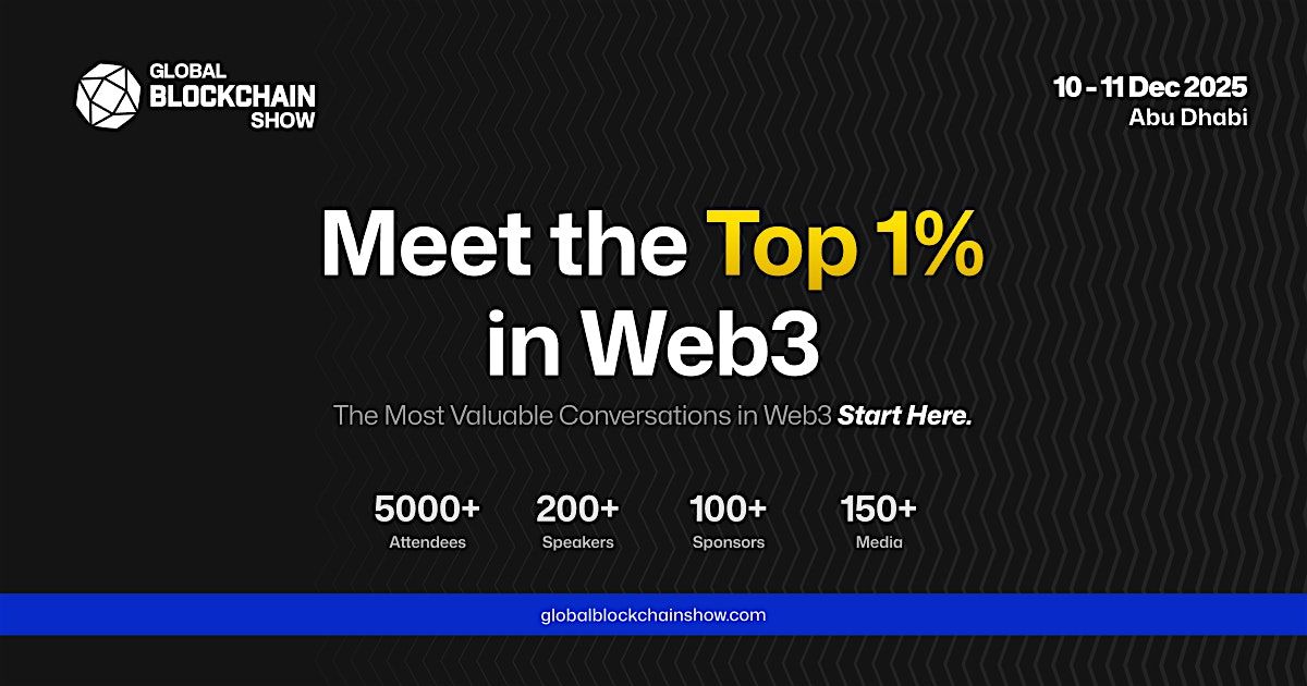 Global Blockchain Show Abu Dhabi - December 2025