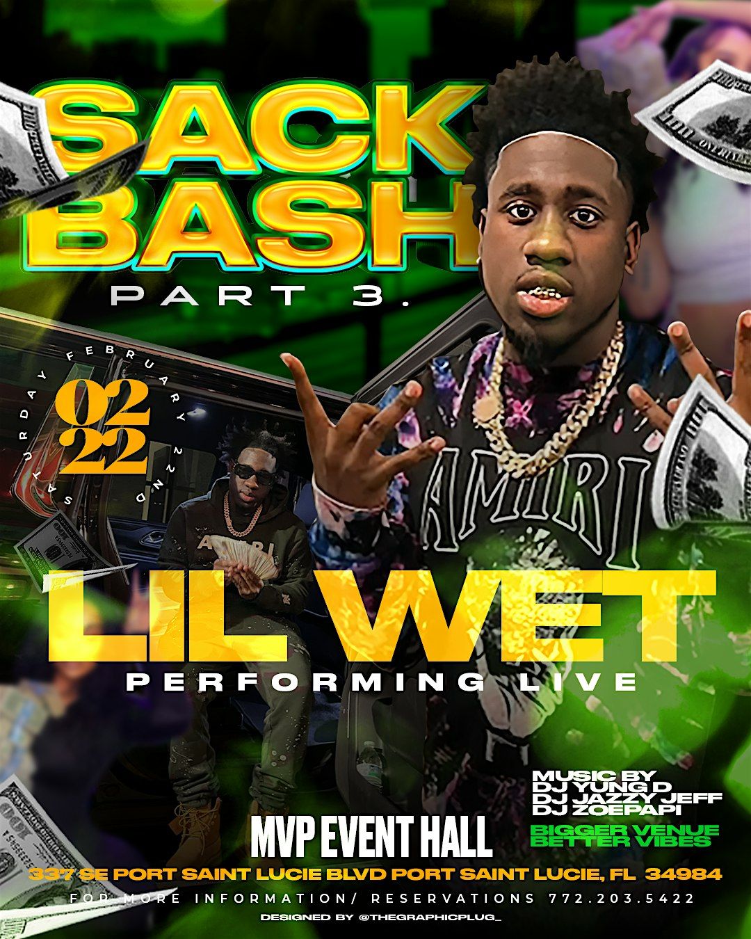 Sack Bash Part 3 : Lil Wet Performing Live