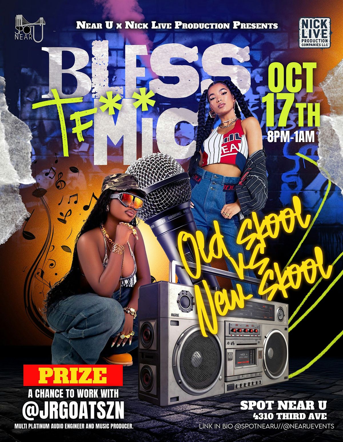 BLESS TF** MIC OLD SKOOL VS NEW SKOOL