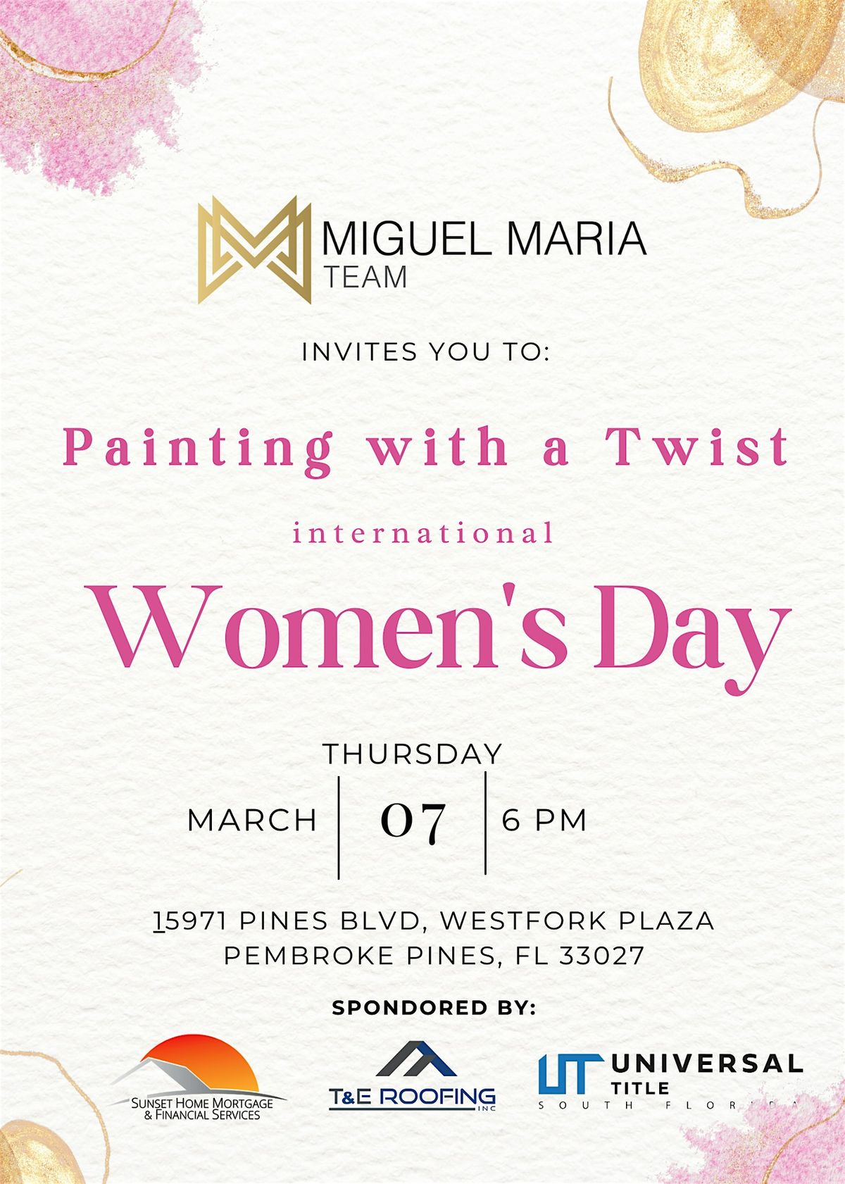 Painting with a Twist: International Women\u2019s Day