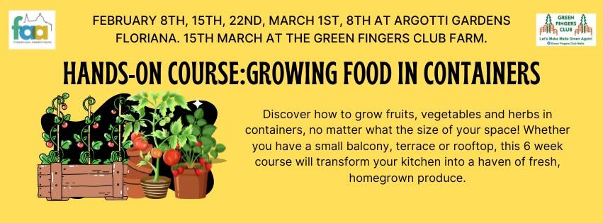 Hands-on Course: Growing Food in Containers