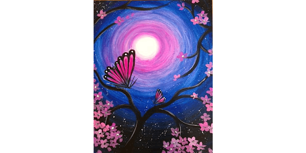 Flutter under the Stars - Paint and Sip in Phoenix | Classpop!\u2122