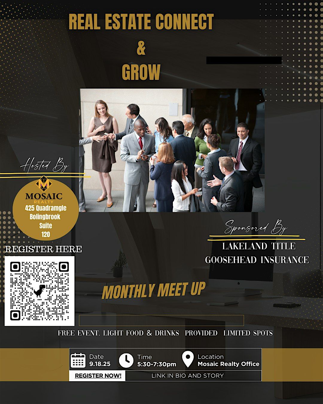 Real Estate Mixer Let's Connect & Grow!!