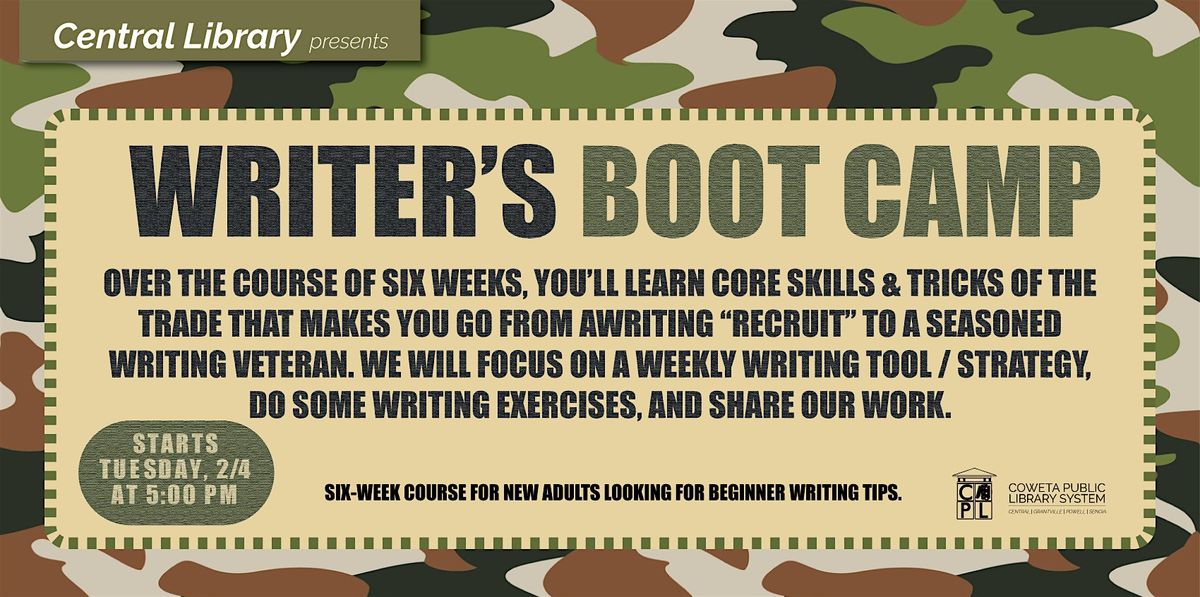 Writer's Boot Camp